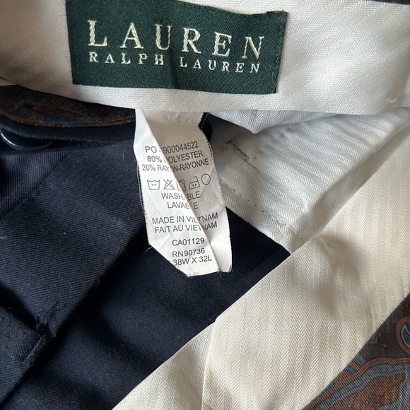 Ralph Lauren Navy Dress Pants - Picture 2 of 4